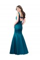 Sleeveless Bateau Neck Satin Mermaid Prom Dress / Bridesmaid Dress Brisbane