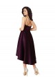 Sleeveless Sweetheart Criss Cross Back Satin A-Line High Low Prom Dress / Bridesmaid Dress Brisbane