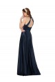 Sleeveless V-Neck Keyhole Back Satin A-Line Formal Evening Gown / Prom Dress / Bridesmaid Dress Brisbane