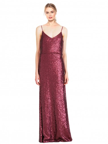 Sleeveless Halter Neck Sequin A-Line Formal Evening Gown / Prom Dress / Bridesmaid Dress Brisbane