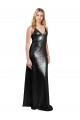 Sleeveless Spaghetti Straps V-Back Sequin A-Line Formal Evening Gown / Prom Dress / Bridesmaid Dress Brisbane