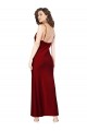 Sleeveless Cowl Neck Low Back Silk like Satin Sheath Black Tie Evening Gown / Prom Dress / Bridesmaid Dress Brisbane