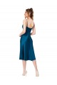 Sleeveless V-Neck Low Back Silk like Satin A-Line Prom Dress / Bridesmaid Dress Brisbane