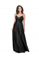 Sleeveless V-Neck Low Back Silk like Satin A-Line Formal Dress / Bridesmaid Dress Brisbane