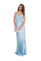 Sleeveless Cowl Neck Criss Cross Open Back Silk like Satin Sheath Formal Evening Gown / Prom Dress / Bridesmaid Dress Brisbane
