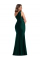 Sleeveless Ever Green One Shoulder Silk like Satin Mermaid Formal Plus Size Evening Gown / Prom Dress / Bridesmaid Dress Brisbane