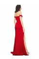 Sleeveless Off the Shoulder Silk like Satin A-Line Formal Evening Gown / Prom Dress / Bridesmaid Dress Brisbane