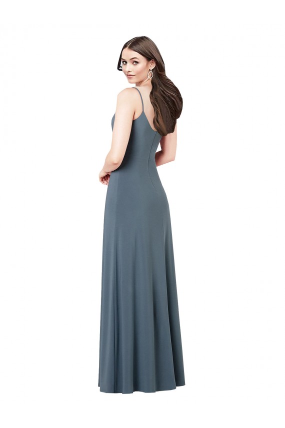 Sleeveless V-Neck Low Back Spandex A-Line Prom Dress / Bridesmaid Dress Brisbane