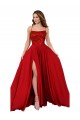 Sleeveless Spaghetti Straps Criss Cross Open Back Spandex & Lace A-Line Semi Formal Evening Dress / Prom Dress / Bridesmaid Dress Brisbane