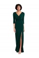 Long Sleeves V-Neck V-Back Spandex Trumpet Formal Evening Gown / Prom Dress / Bridesmaid Dress Brisbane