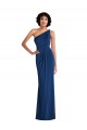 Sleeveless One Shoulder Spandex Sheath Semi Formal Evening Dress / Prom Dress / Bridesmaid Dress Brisbane