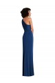 Sleeveless One Shoulder Spandex Sheath Semi Formal Evening Dress / Prom Dress / Bridesmaid Dress Brisbane
