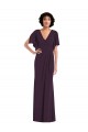Split Sleeves V-Neck Spandex Sheath Formal Evening Gown / Prom Dress / Bridesmaid Dress Brisbane