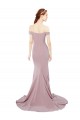 Sleeveless Off the Shoulder Stretch Crepe Mermaid Bridesmaid Dress / Evening Dress Brisbane