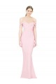 Sleeveless Pink Strapless Low Back Stretch Crepe A-Line Formal Evening Gown / Prom Dress / Bridesmaid Dress Brisbane