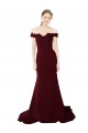 Sleeveless Off the Shoulder V-Back Stretch Crepe & Lace Mermaid Formal Evening Gown / Prom Dress / Bridesmaid Dress Brisbane