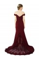 Sleeveless Off the Shoulder V-Back Stretch Crepe & Lace Mermaid Formal Evening Gown / Prom Dress / Bridesmaid Dress Brisbane