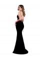 Sleeveless High Neck Low Back Stretch Crepe Mermaid Formal Dress / Bridesmaid Dress Brisbane