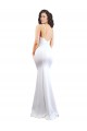 Sleeveless Spaghetti Straps Low Back Stretch Crepe Mermaid Black Tie Evening Gown / Prom Dress / Bridesmaid Dress Brisbane