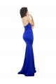 Sleeveless Royal Blue Sweetheart Low Back Stretch Crepe Mermaid Formal Evening Gown / Prom Dress / Bridesmaid Dress Brisbane