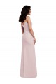 Sleeveless Spaghetti Straps V-Back Stretch Crepe Trumpet Formal Evening Gown / Prom Dress / Bridesmaid Dress Brisbane