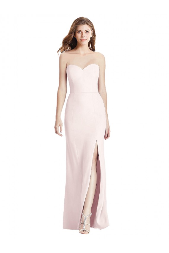 Sleeveless Sweetheart Low Back Stretch Crepe Trumpet Semi Formal Evening Dress / Prom Dress / Bridesmaid Dress Brisbane