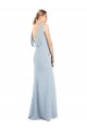 Sleeveless Bateau Neck Low Back Stretch Crepe Trumpet Semi Formal Evening Dress / Prom Dress / Bridesmaid Dress Brisbane