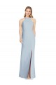 Sleeveless Halter Neck Backless Stretch Crepe Trumpet Formal Evening Gown / Bridesmaid Dress Brisbane