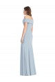 Sleeveless Off the Shoulder Stretch Crepe Trumpet Formal Dress / Bridesmaid Dress Brisbane