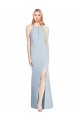 Sleeveless Halter Neck Keyhole Back Stretch Crepe Trumpet Semi Formal Evening Dress / Prom Dress / Bridesmaid Dress Brisbane