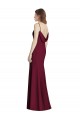 Sleeveless Bateau Neck Open Back Stretch Crepe Trumpet Semi Formal Evening Dress / Bridesmaid Dress Brisbane
