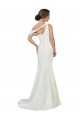 Sleeveless Ivory One Shoulder Stretch Crepe Sheath Formal Evening Gown / Prom Dress / Bridesmaid Dress Brisbane