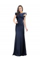 Sleeveless Bateau Neck Keyhole Back Stretch Crepe Mermaid Prom Dress / Bridesmaid Dress Brisbane