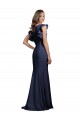 Sleeveless Bateau Neck Keyhole Back Stretch Crepe Mermaid Prom Dress / Bridesmaid Dress Brisbane