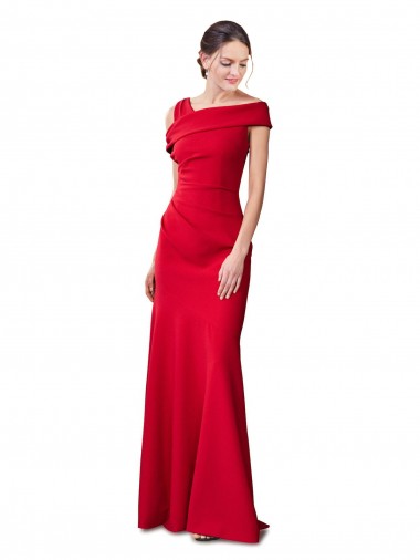 Sleeveless Stretch Crepe Mermaid Formal Evening Gown / Prom Dress / Bridesmaid Dress Brisbane