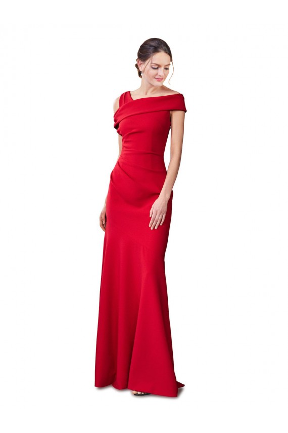 Sleeveless Stretch Crepe Mermaid Formal Evening Gown / Prom Dress / Bridesmaid Dress Brisbane