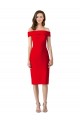 Sleeveless Off the Shoulder Stretch Crepe Sheath Formal Evening Gown / Prom Dress / Bridesmaid Dress Brisbane