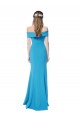 Sleeveless Off the Shoulder Stretch Crepe Sheath Formal Dress / Bridesmaid Dress Brisbane