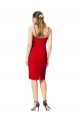 Sleeveless Red Sweetheart Stretch Crepe Sheath Formal Evening Gown / Prom Dress / Bridesmaid Dress Brisbane