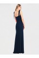 Sleeveless Spaghetti Straps Low Back Stretch Crepe Trumpet Semi Formal Evening Dress / Prom Dress / Bridesmaid Dress Brisbane