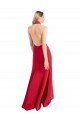 Sleeveless Halter Neck Open Back Stretch Crepe A-Line Formal Evening Gown / Prom Dress / Bridesmaid Dress Brisbane