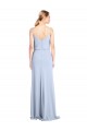 Sleeveless Cowl Neck V-Back Stretch Crepe Sheath Formal Dress / Bridesmaid Dress Brisbane