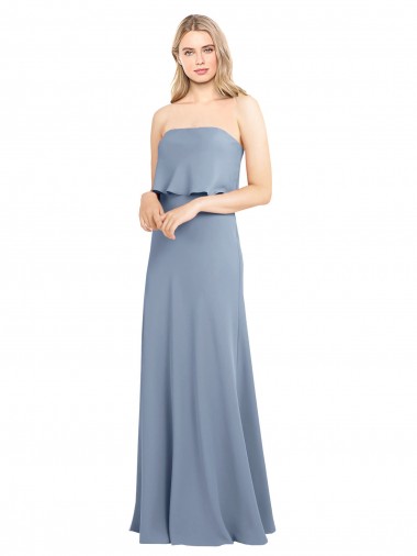 Sleeveless High Neck Stretch Crepe Sheath Formal Dress / Bridesmaid Dress Brisbane