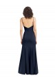 Sleeveless High Neck Low Back Stretch Crepe Sheath Formal Dress / Bridesmaid Dress Brisbane