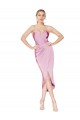 Sleeveless Spaghetti Straps Stretch Crepe Mermaid High Low Evening Gown / Prom Dress / Bridesmaid Dress Brisbane