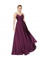 Sleeveless Spaghetti Straps V-Back Stretch Crepe A-Line Formal Evening Gown / Prom Dress / Bridesmaid Dress Brisbane
