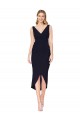 Sleeveless V-Neck Stretch Crepe Mermaid High Low Evening Gown / Prom Dress / Bridesmaid Dress Brisbane