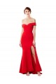 Sleeveless Off the Shoulder Stretch Crepe Mermaid Formal Evening Dress / Prom Dress / Bridesmaid Dress Brisbane