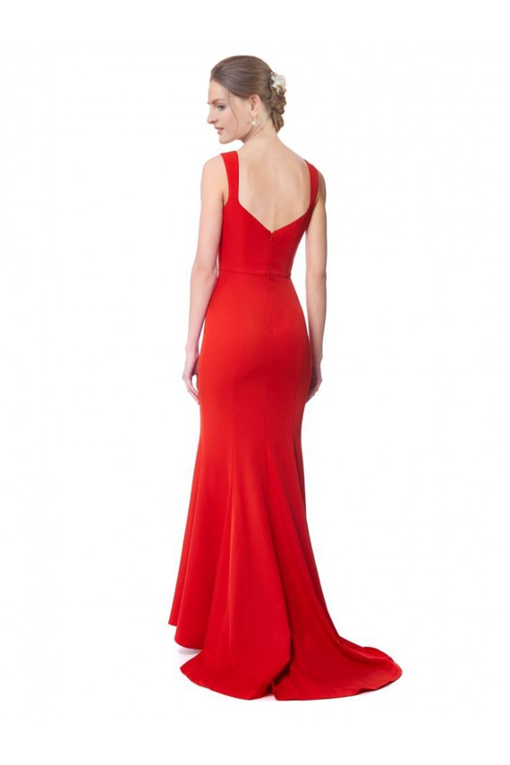 Sleeveless Red Sweetheart Stretch Crepe Mermaid Formal Evening Gown / Prom Dress / Bridesmaid Dress Brisbane