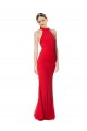 Sleeveless Halter Neck Stretch Crepe Mermaid Prom Dress / Bridesmaid Dress Brisbane
